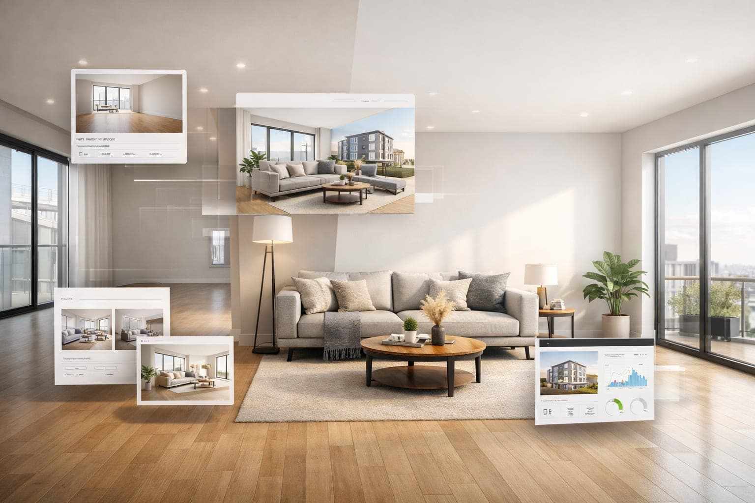 Immobilien visuelle Kommunikation